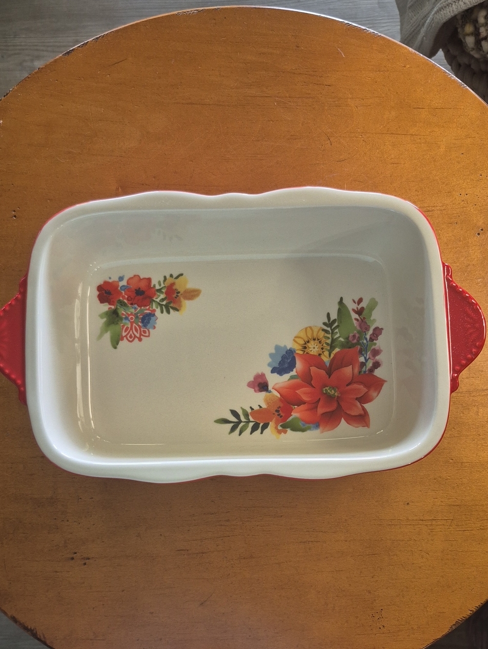 Pioneer Woman Holiday Cheer 2 Qt. Stoneware Baking Dish